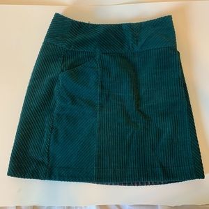 Maeve Anthropologie Corduroy Skirt